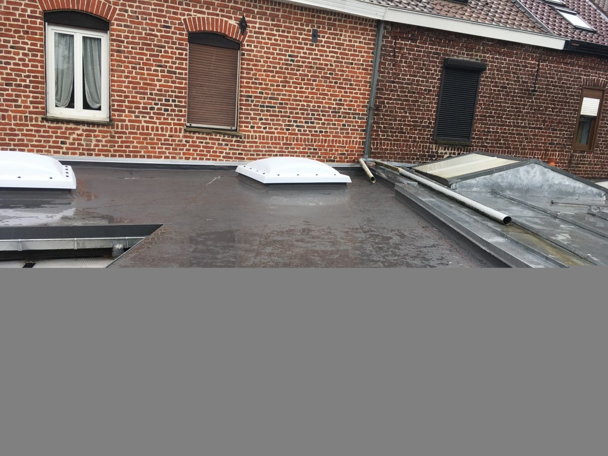 Toiture membrane PVC anthracite - Tressin